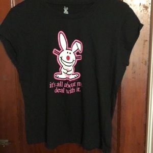 Happy Bunny “It’s all about me deal with it” Shirt